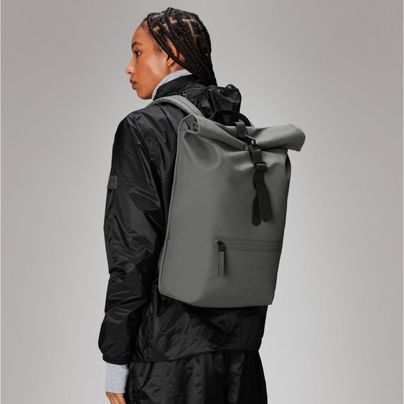 Rains rolltop rucksack backpack - Picture 3 of 6